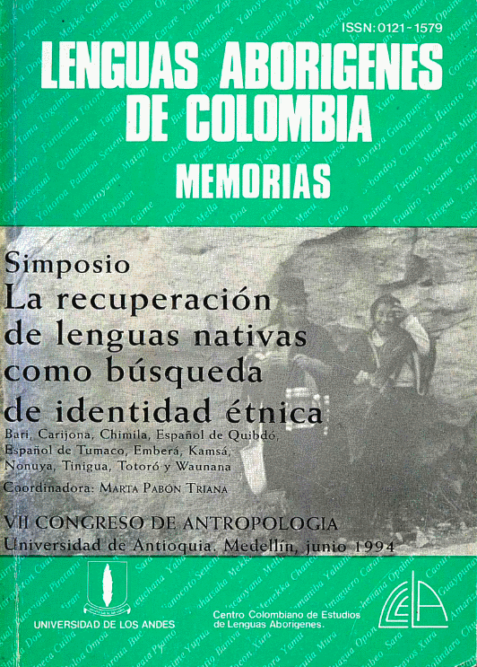 Lenguas Aborigenes De Colombia