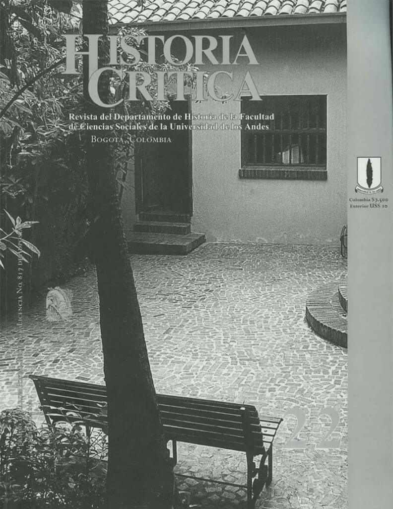 Histcrit.2001.issue 22.cover