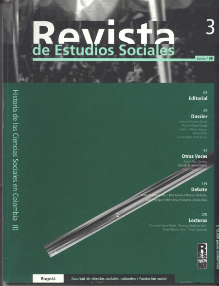 Revista de Estudios Sociales 3 de la Universidad de los Andes