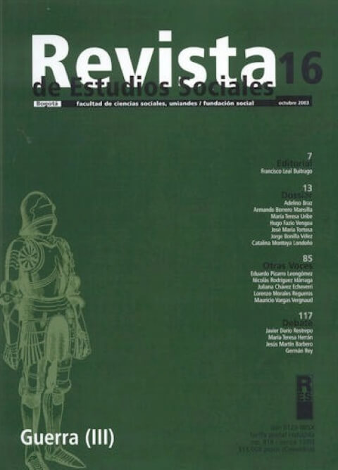 Revista de Estudios Sociales 16 de la Universidad de los Andes