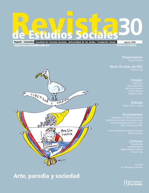 Revista de Estudios Sociales 30 de la Universidad de los Andes