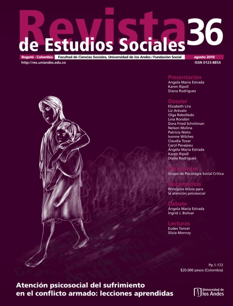 Revista de Estudios Sociales 36 de la Universidad de los Andes