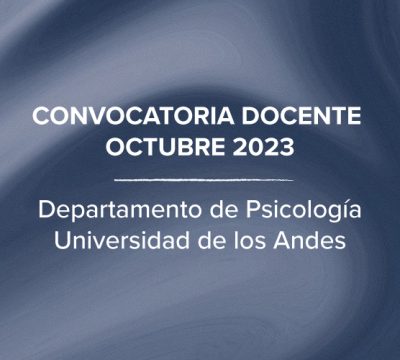 Banner Convocatoria Docente Psicologia 2023