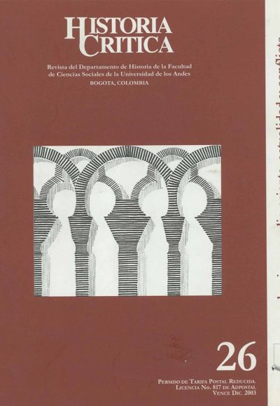 Histcrit.2003.issue 26.cover